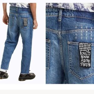 NWT KSUBI Men's Bullet Cropped Blaze denim